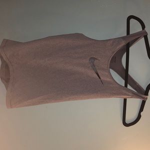 Gray Dri-Fit Nike Pro Tank